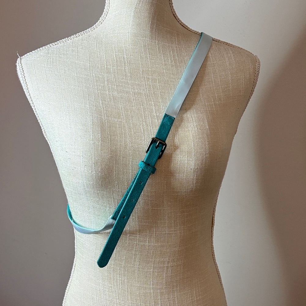 GAP Teal and Light Blue Crossbody Strap